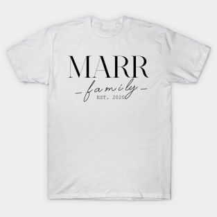 Marr Family EST. 2020, Surname, Marr T-Shirt